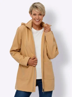 Softshelljacke mit Fleece-Futter