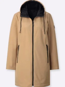 Softshelljacke mit reflektierenden Streifen
