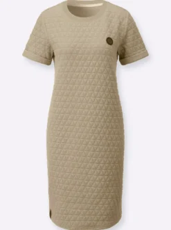 Sommerkleid im Jacquard-Muster