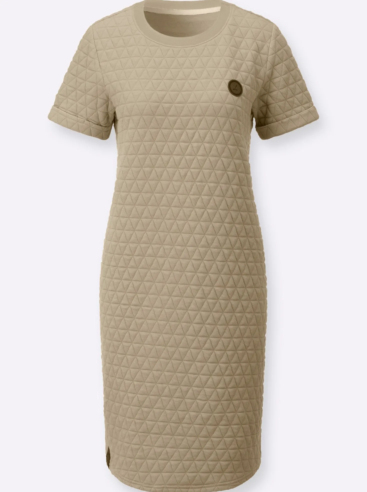Sommerkleid im Jacquard-Muster