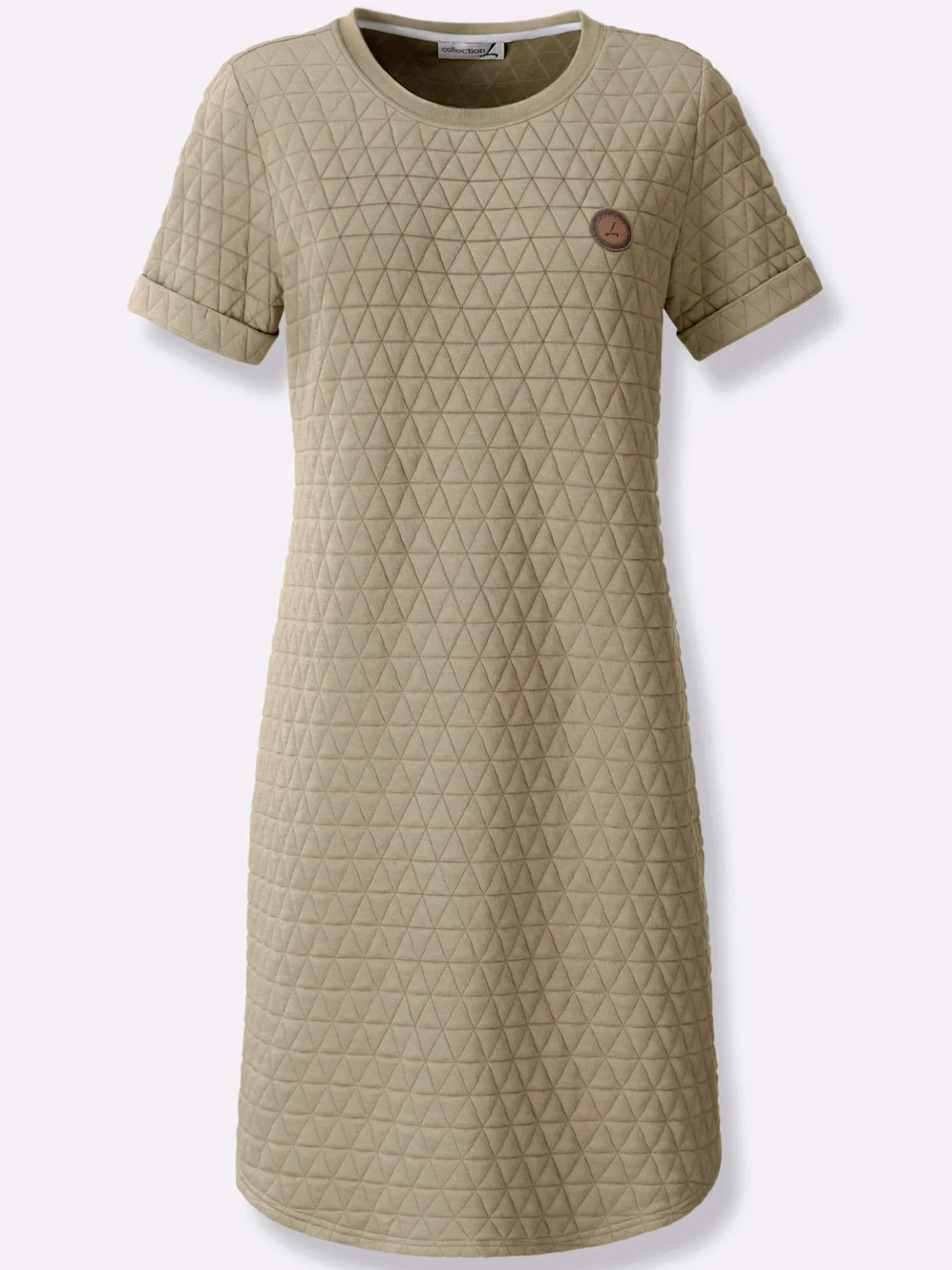 Sommerkleid im Jacquard-Muster