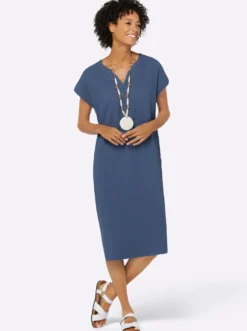 Sommerkleid in Musselin-Qualität