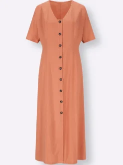 Sommerkleid Knöpfe in Horn-Optik