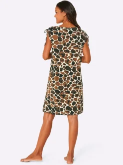 Sommerkleid mit Bindeband an der Schulter