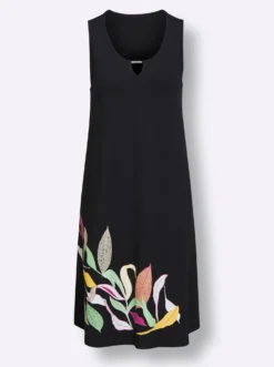 Sommerkleid mit Dekospange am Ausschnitt