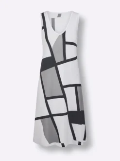 Sommerkleid mit Grafik-Druck