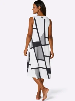 Sommerkleid mit Grafik-Druck
