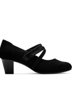 Spangenpumps mit Klettverschluss