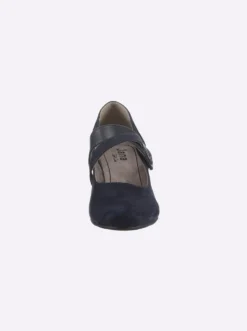 Spangenpumps mit Klettverschluss