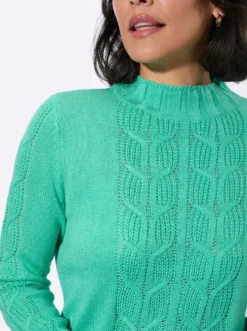 Stehkragenpullover
