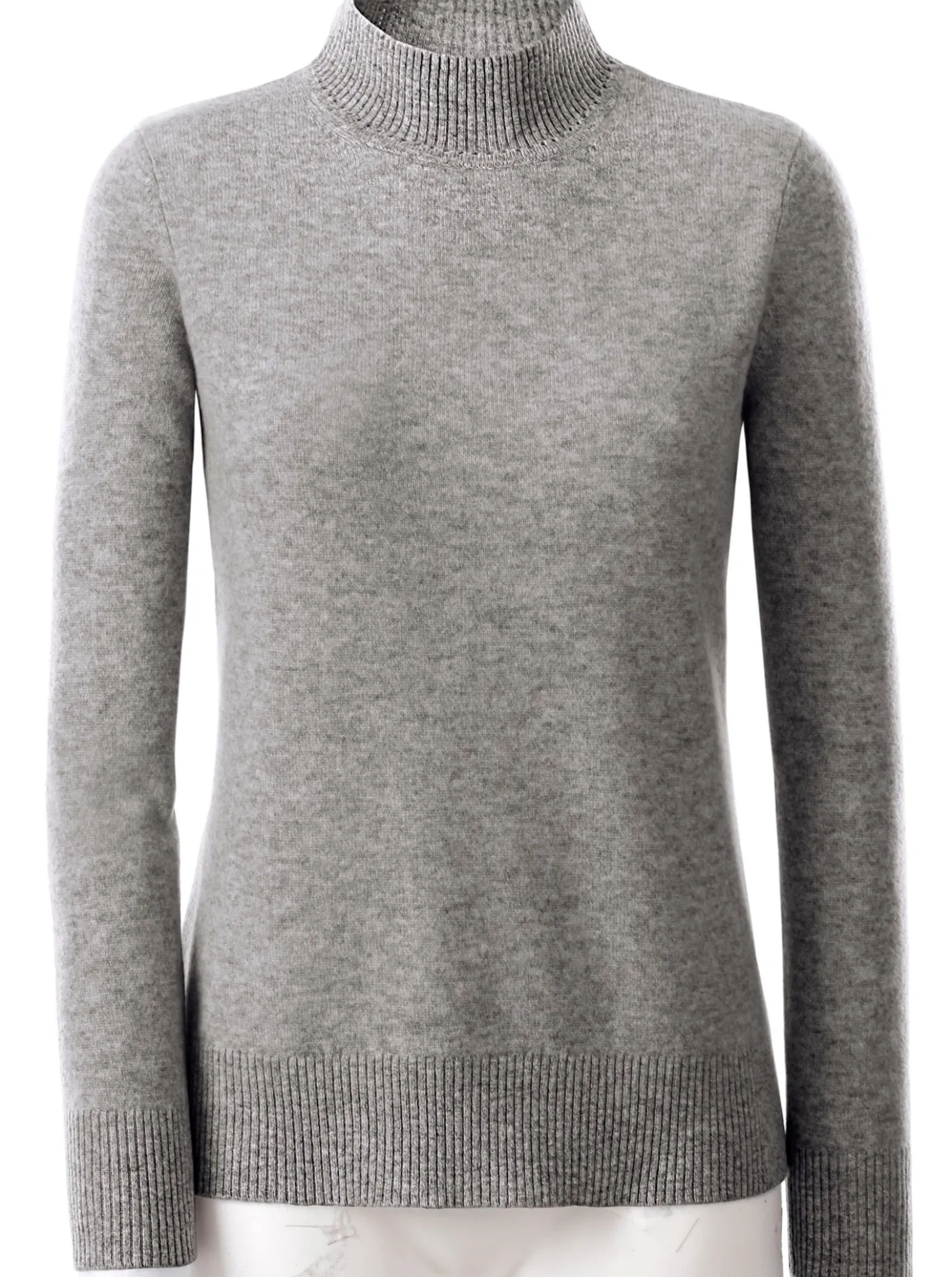 Stehkragenpullover aus reinem Kaschmir