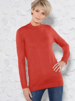 Stehkragenpullover weich wie Kaschmir