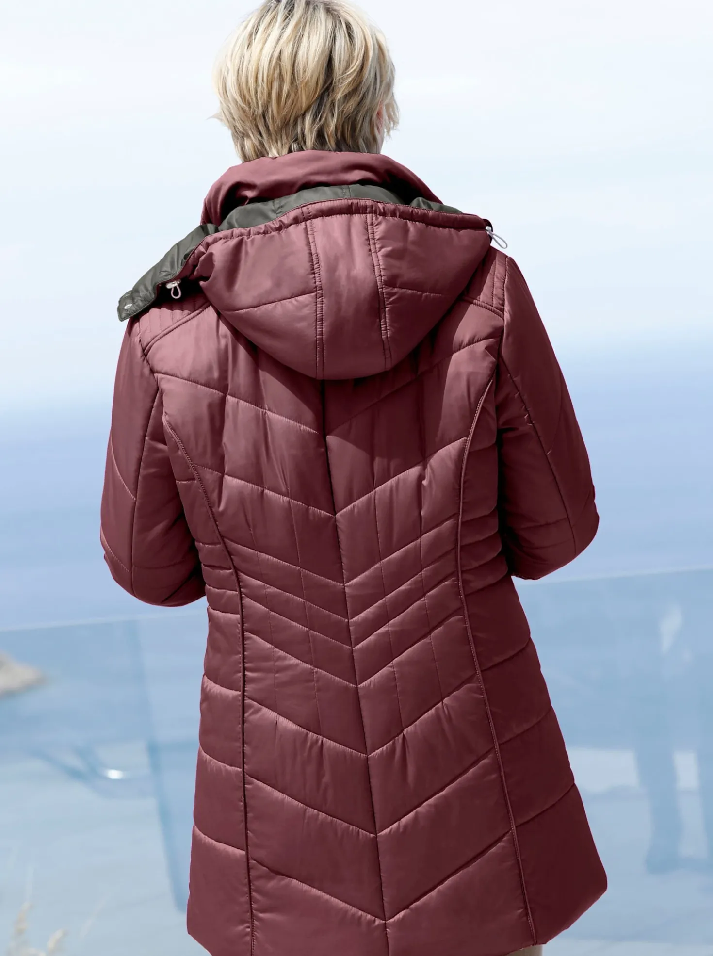 Steppjacke in Microfaser-Qualität, pflegeleicht