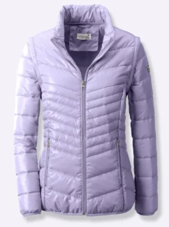 Steppjacke mit abzippbaren Ärmeln