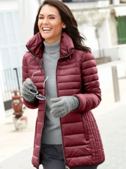 Steppjacke mit dezentem Glanz