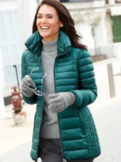 Steppjacke mit dezentem Glanz