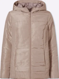 Steppjacke mit Kapuze
