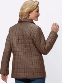 Steppjacke mit knöpfbarer Innentasche