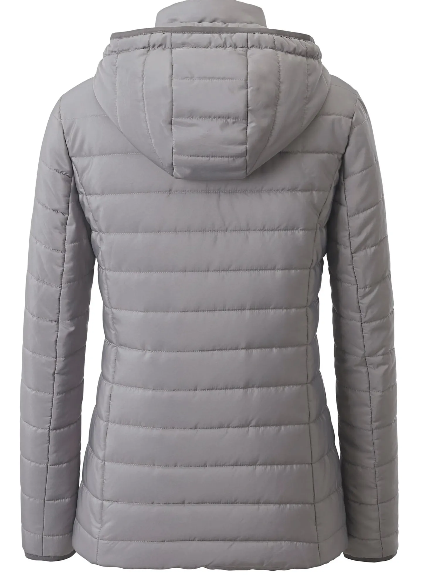 Steppjacke mit kontrastfarbenen Akzenten
