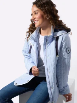 Steppjacke mit Reißverschluss-Taschen