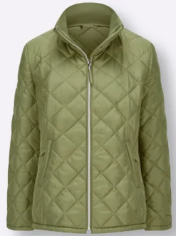 Steppjacke mit Sandwich-Stepp und Wattierung