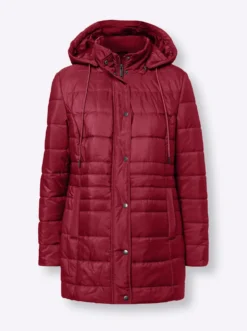 Steppjacke mit seitlichen Druckknöpfen