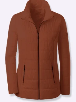 Steppjacke mit seitlicher Längs-Steppung