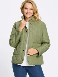 Steppjacke mit Stehkragen