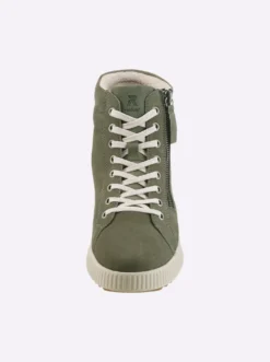 Stiefelette aus Glattleder