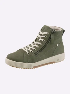 Stiefelette aus Glattleder