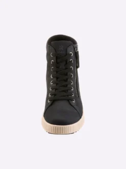 Stiefelette aus Glattleder