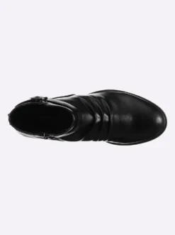 Stiefelette in Leder-Optik