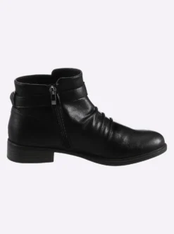 Stiefelette in Leder-Optik