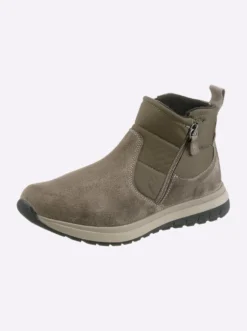 Stiefelette mit Doppel-Reißverschluss