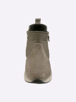 Stiefelette mit Doppel-Reißverschluss
