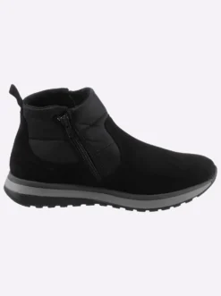 Stiefelette mit Doppel-Reißverschluss