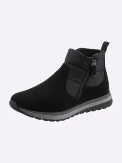 Stiefelette mit Doppel-Reißverschluss