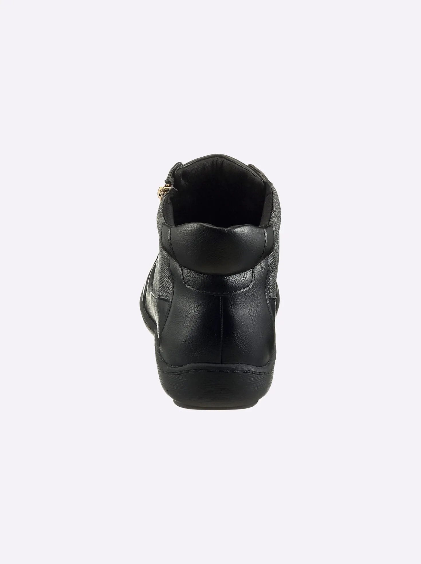 Stiefelette mit Kroko-Prägung