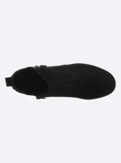 Stiefelette mit Nubukleder