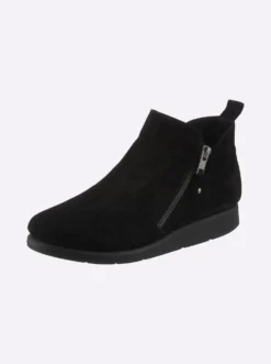 Stiefelette mit Nubukleder