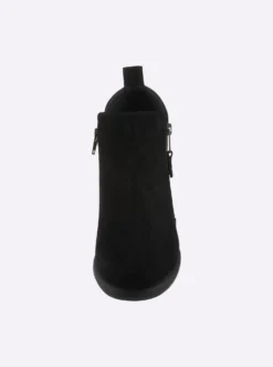 Stiefelette mit Nubukleder