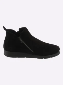 Stiefelette mit Nubukleder