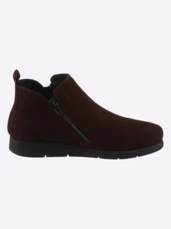 Stiefelette mit Nubukleder