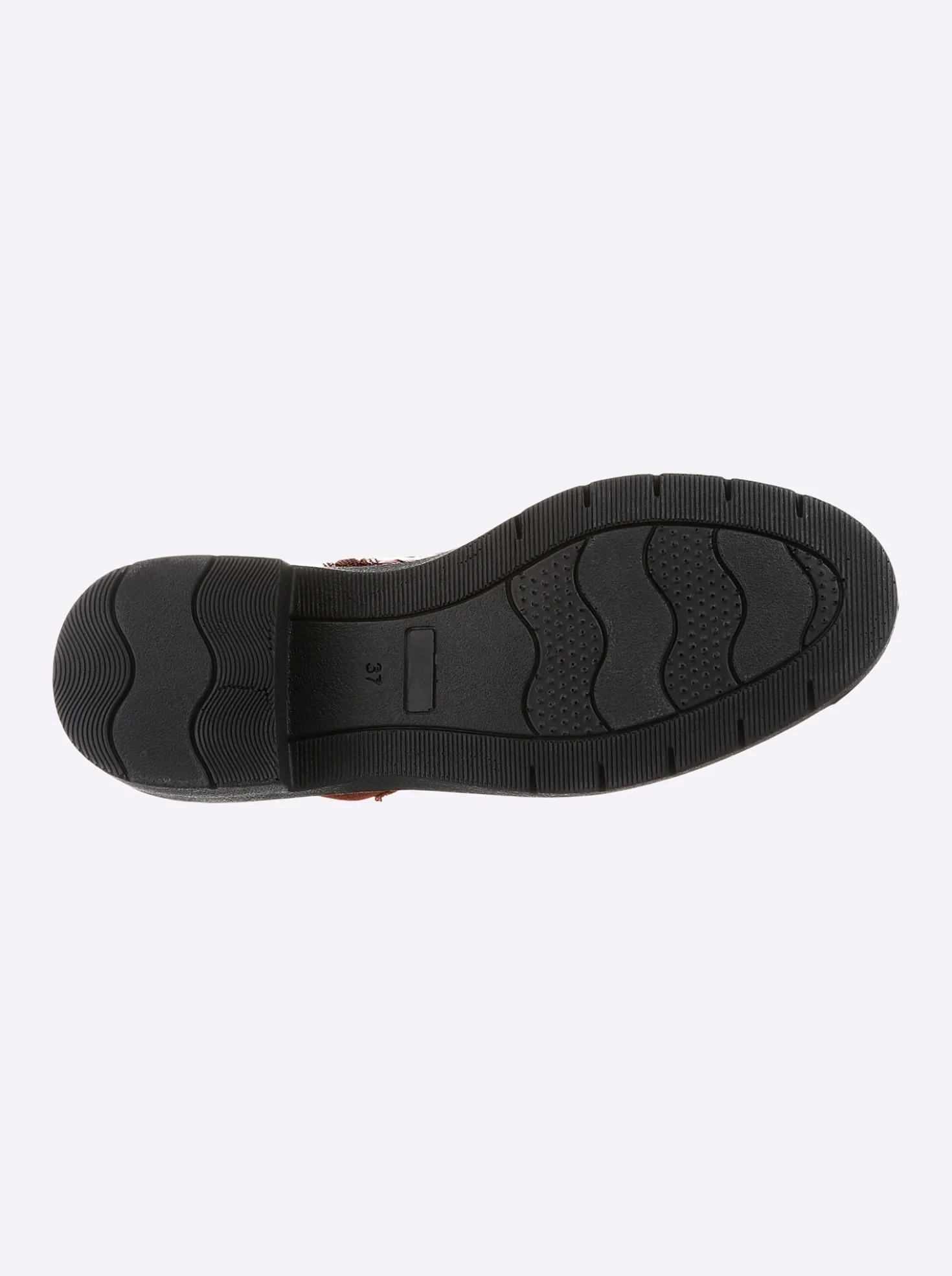 Stiefelette mit Prägung im Kroko-Look