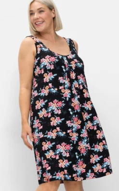Strandkleid mit Grafikprint