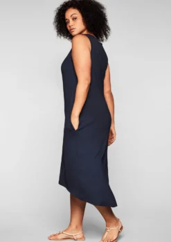 Strandkleid mit Vokuhila-Saum