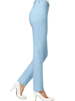 Stretch-Hose mit Zier-Taschen vorne