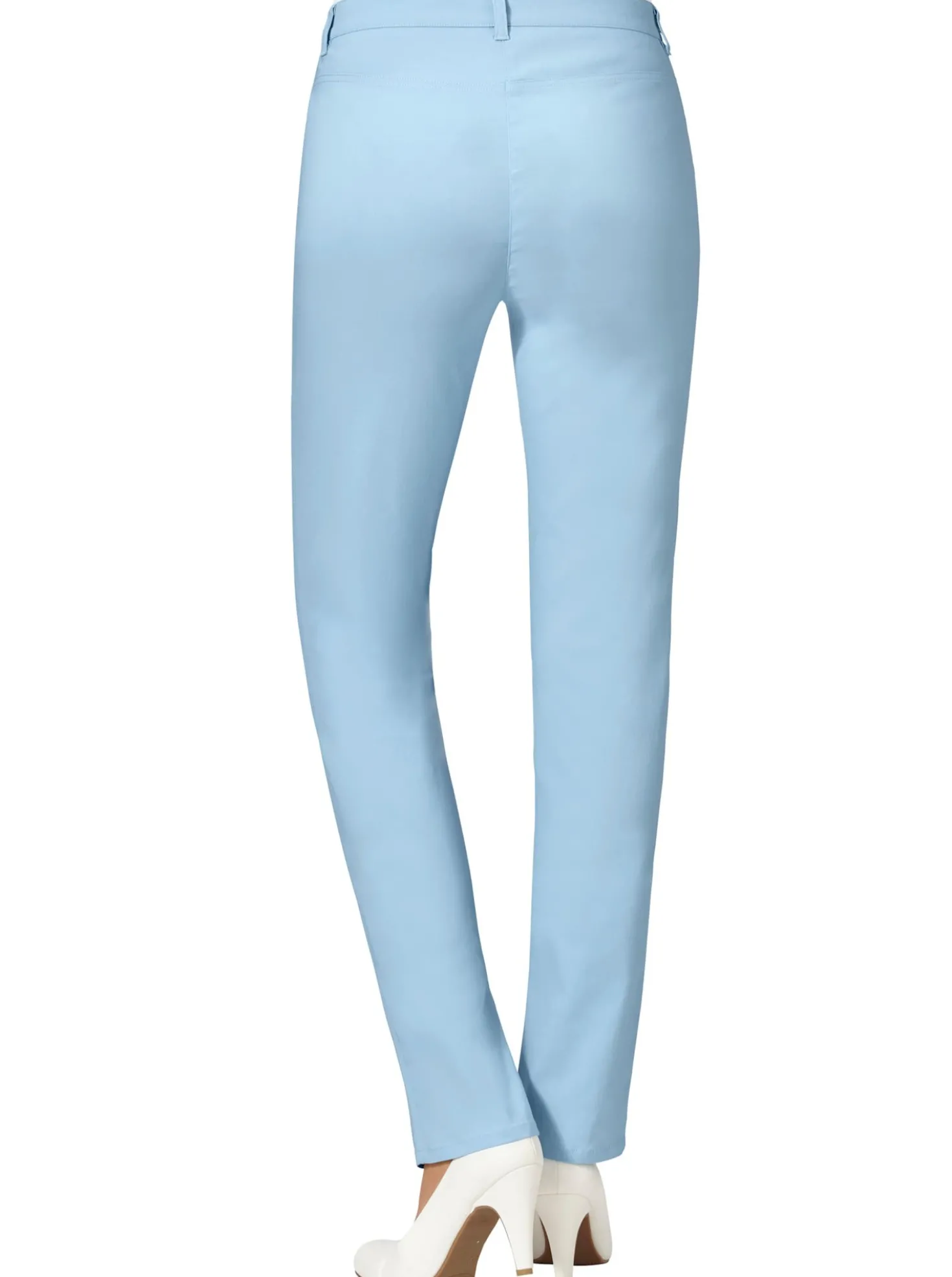 Stretch-Hose mit Zier-Taschen vorne