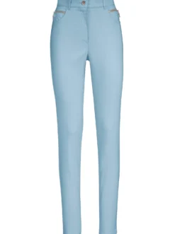 Stretch-Hose mit Zier-Taschen vorne