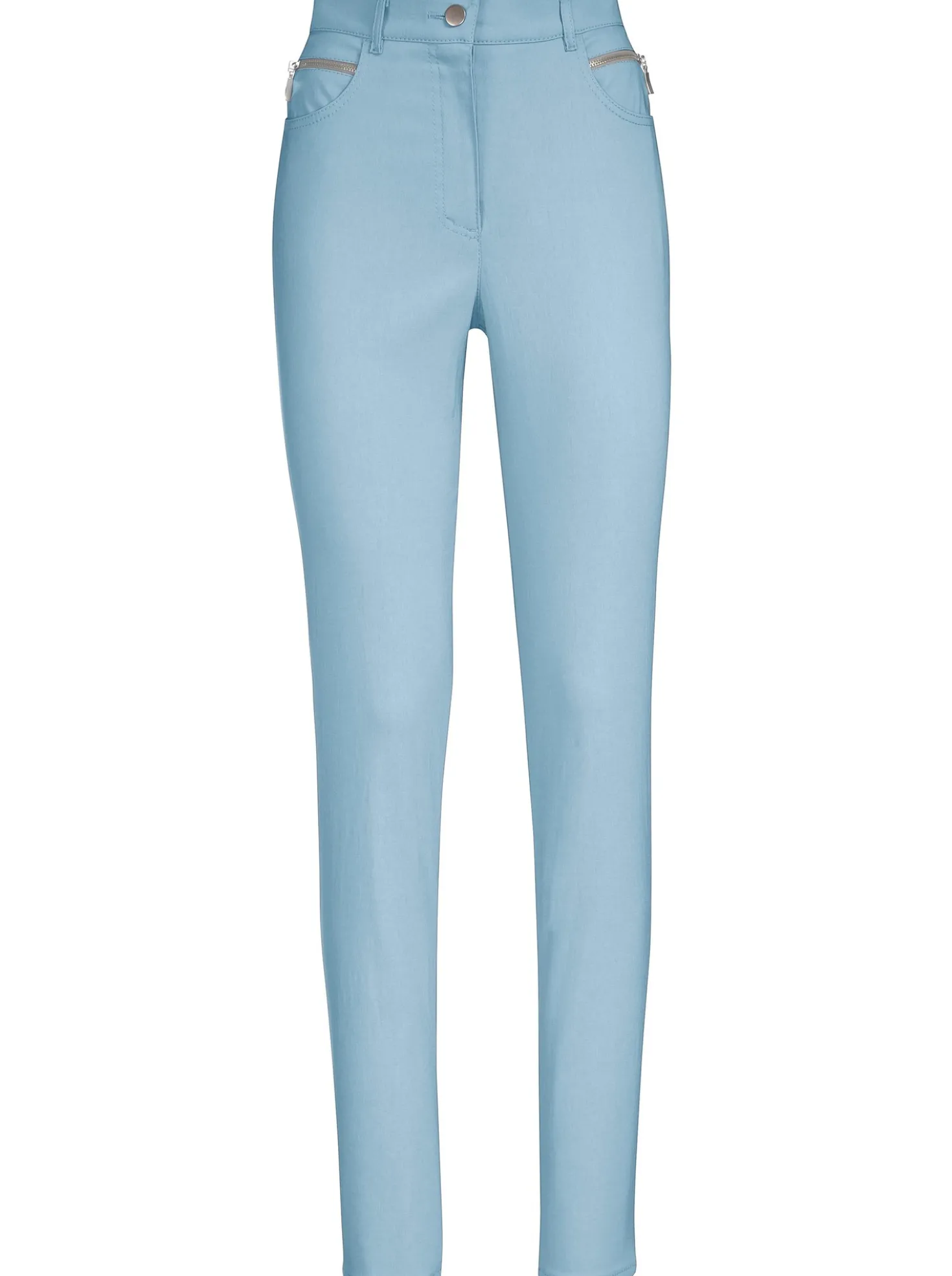 Stretch-Hose mit Zier-Taschen vorne